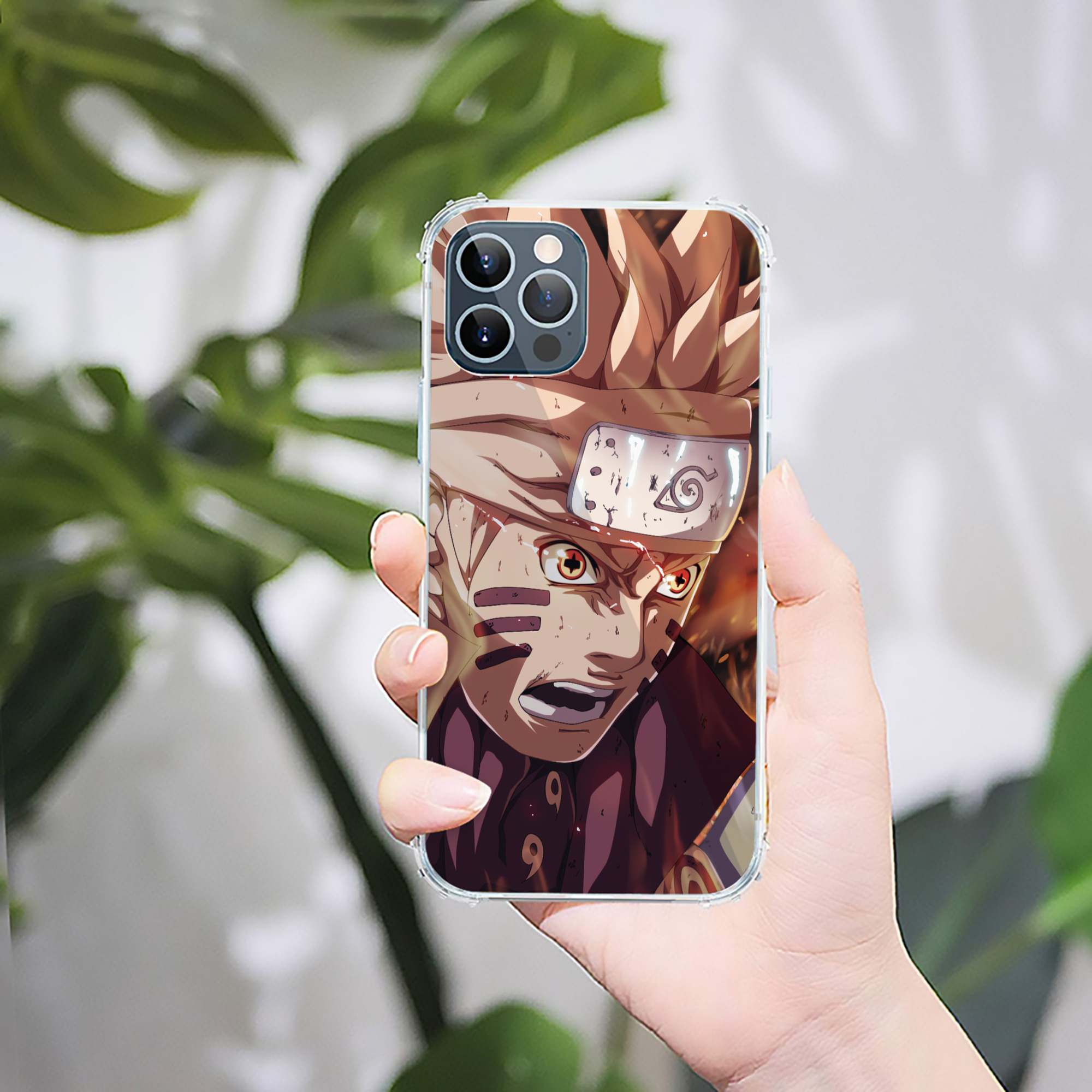 （画像用） NARUTO -ナルト- NARUTO -ナルト- 疾風伝 【iPhone 12シリーズ対応】透明スマホケース（クリアソフトケース）
